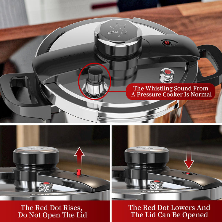 6.3 QT Stainless Steel Pressure Cooker