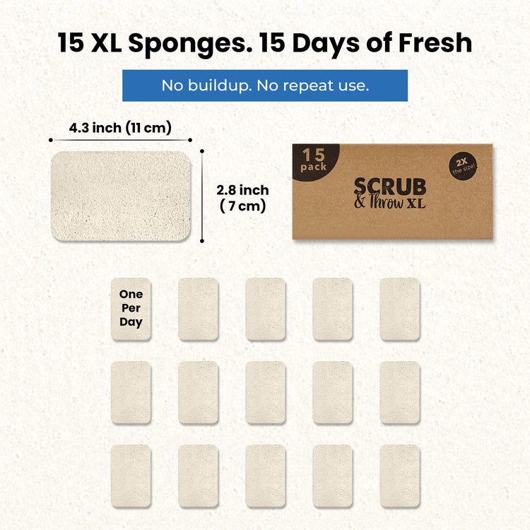 XL Loofah Scrub Sponge