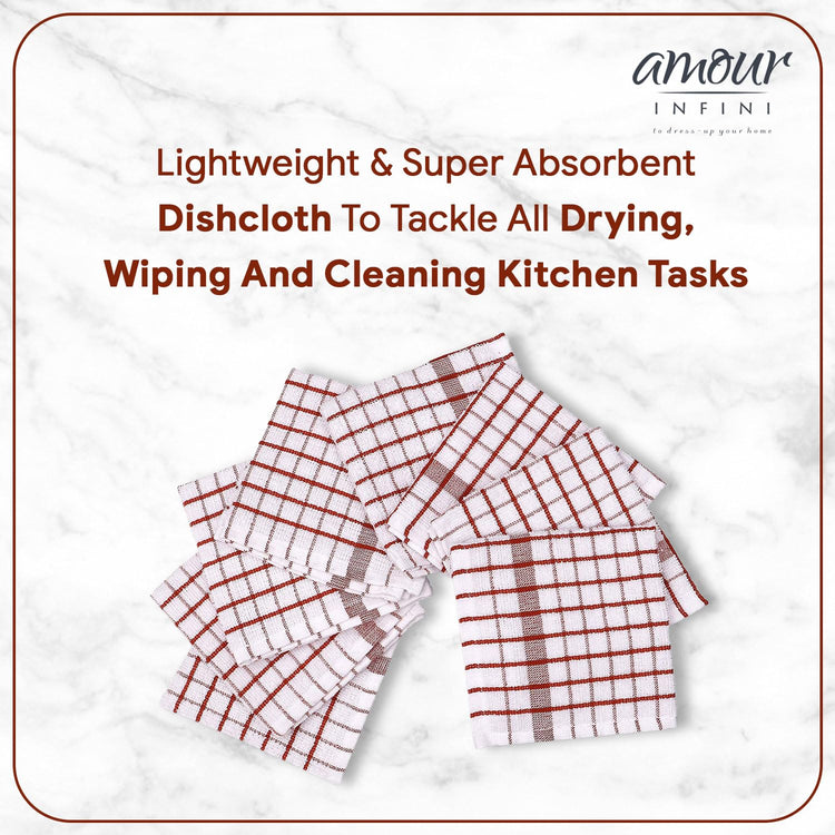 Kitchen Dish Cloths Set of 8 (8 Count)