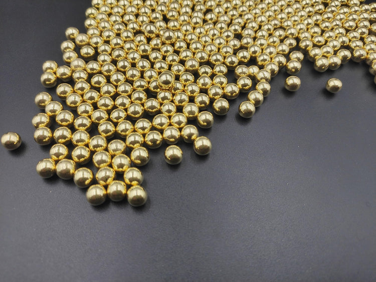 Gold Pearl Sugar Sprinkles 3.53 oz (3.5 Ounce)