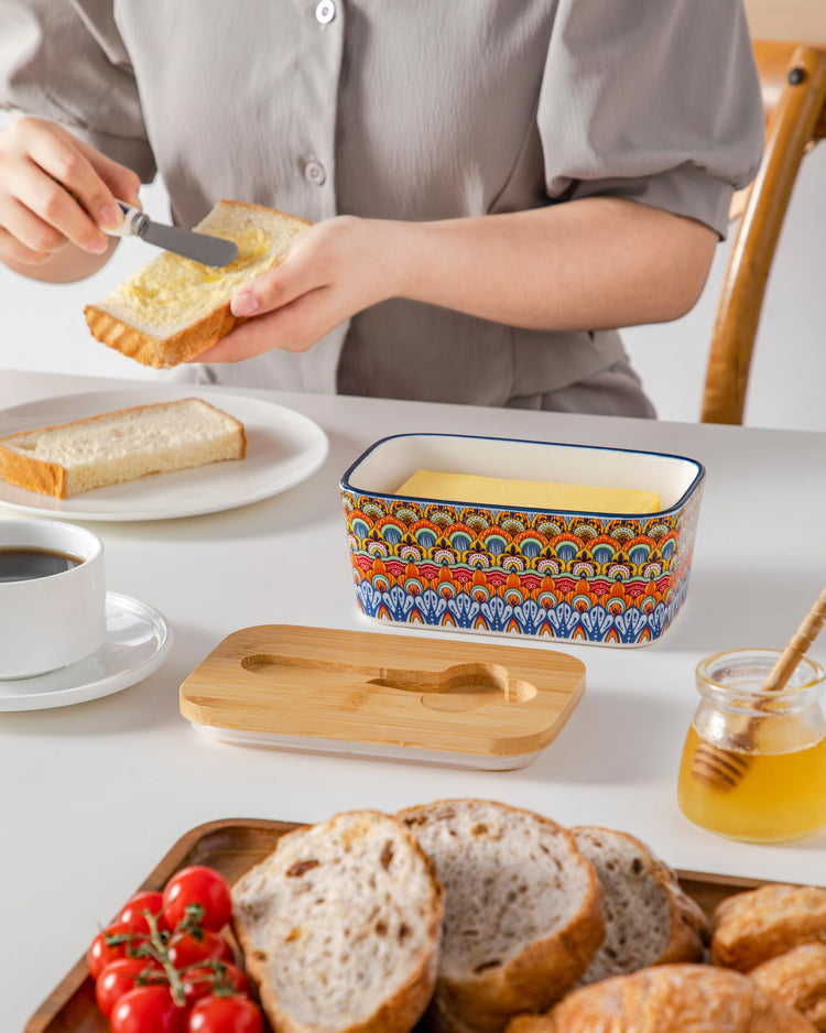 6.5" Butter Dish with Lid