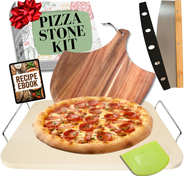 Pizza Stone for Oven and Grill Set (5 Count)