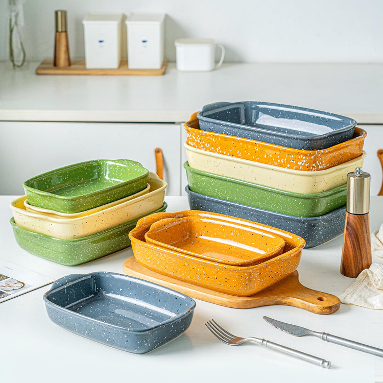 Ceramic Bakeware Dish Set of 3