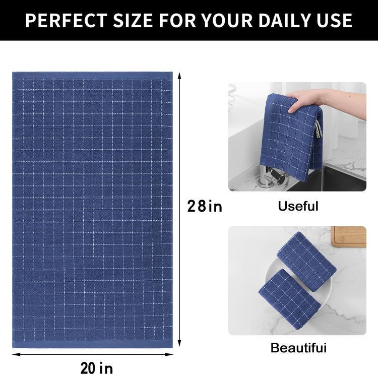 100% Cotton Terry Kitchen Towels (4 Count)