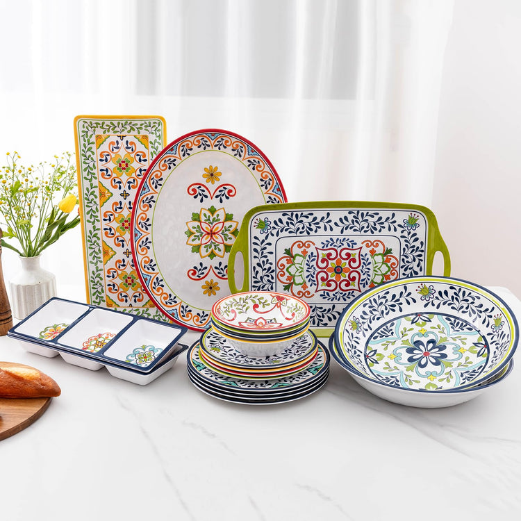 3 Section Divided Serving Trays (2 Count)