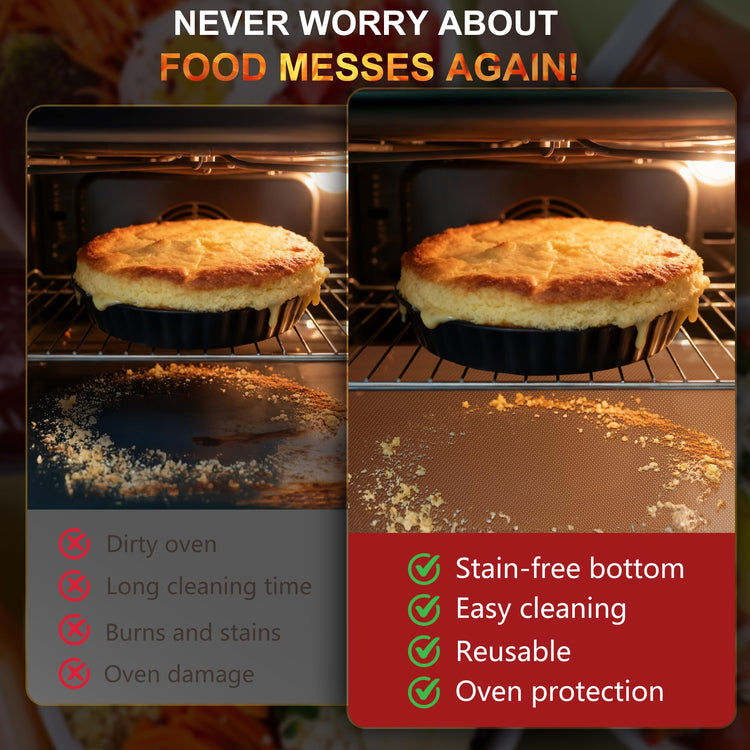 Large Oven Liners for Bottom of Oven