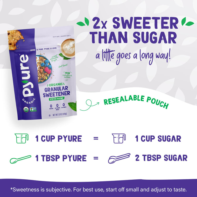 Organic Stevia Sweetener (12 Ounce)