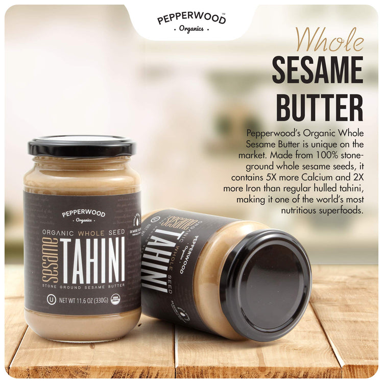 Organic Whole Sesame Tahini Paste (22.5753 Ounce)