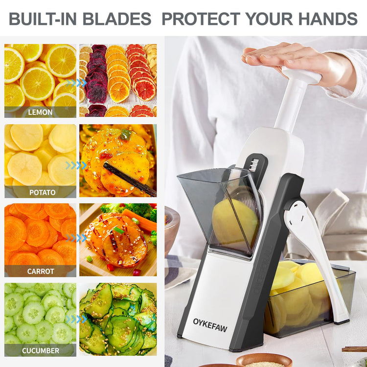 Safe Mandoline Slicer for Kitchen
