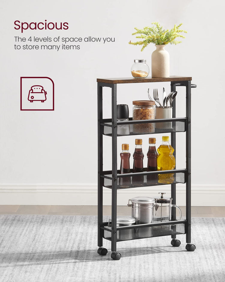 Slim Rolling Cart