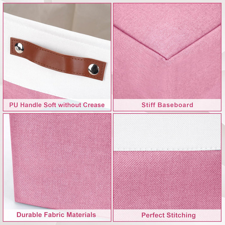 Large Fabric Storage Baskets (3 Count)