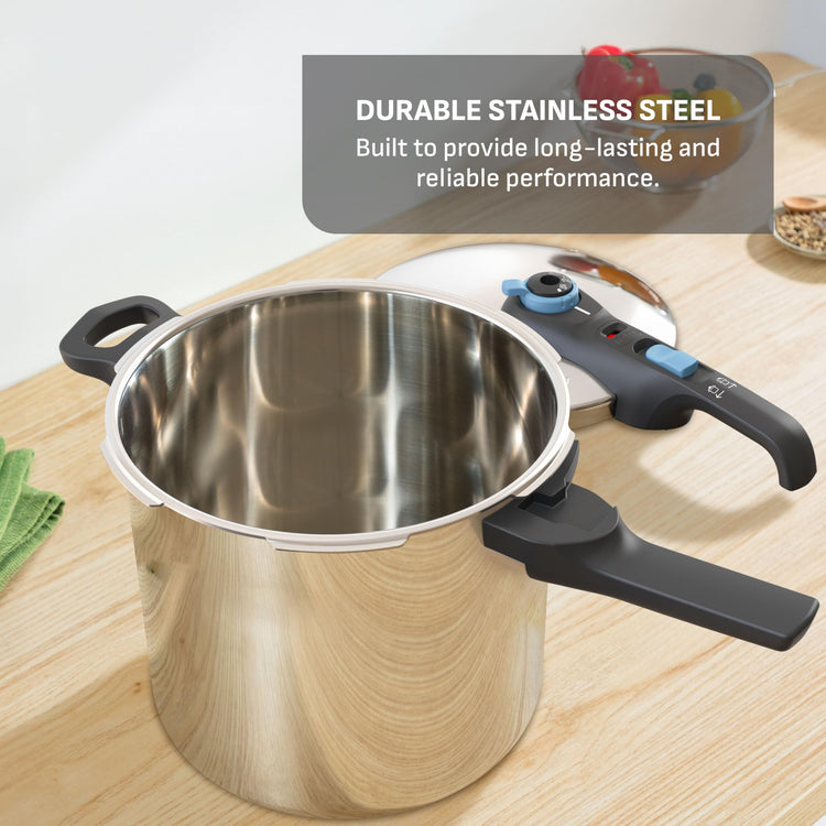 Secure Trendy Stainless Steel Pressure Cooker