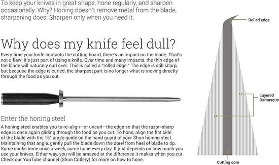 Shun Cutlery Premier Grey Chef's Knife 8”, Thin, Light Kitchen Knife, Ideal for All-Around Food Preparation, Authentic, Handcrafted Japanese Knife, Professional Chef Knife
