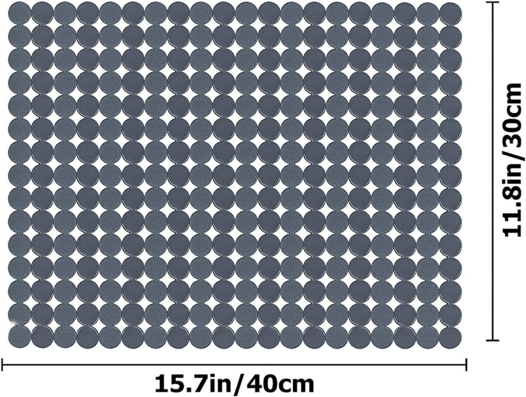 Sink Protectors Mat for Kitchen Sink - 2Pack Adjustable Kitchen Sink Mat Fast Draining - Dish Drying Mat for Dishes And Glassware - Easy to Clean & Diy Cut