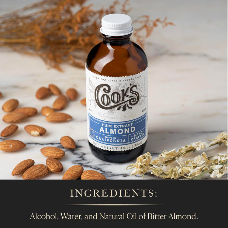 Pure Almond Extract for Baking & Cooking (8 Fl Oz)