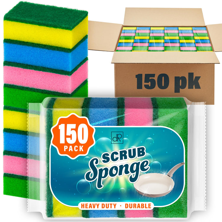 150 Kitchen Scrub Sponges (150 Count)