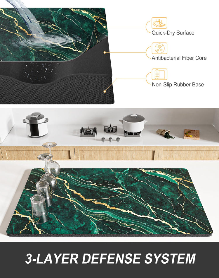 Dish Drying Mat for Kitchen Counter