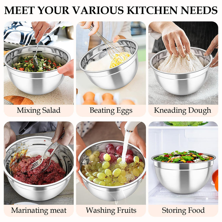 Mixing Bowls Set of 6 (9 Count)