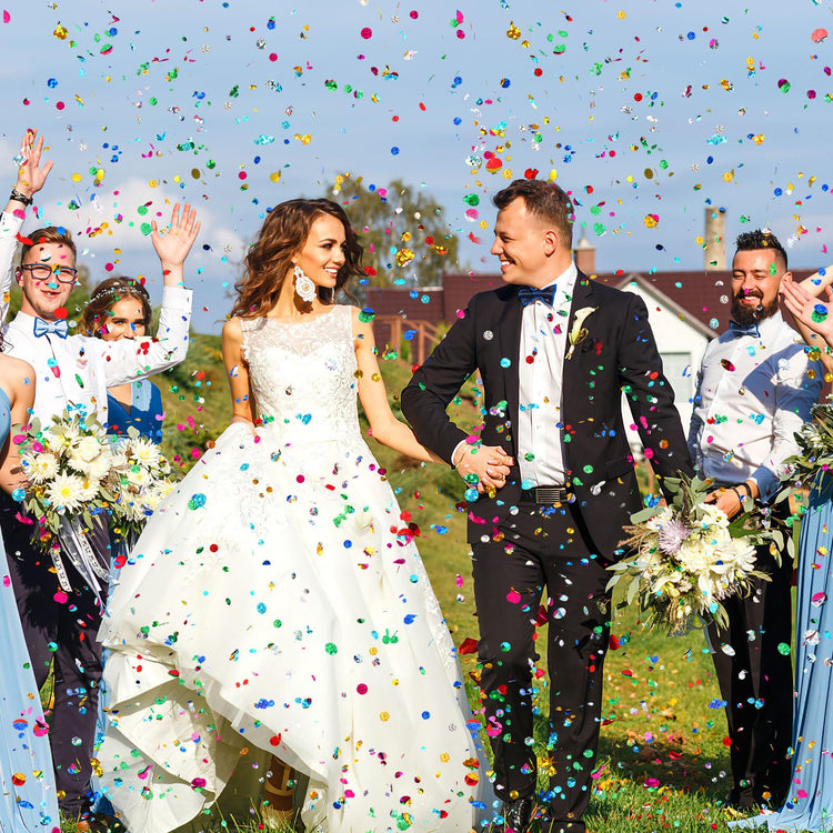 Multicolor Sparkle Foil Confetti Glitter Round Confetti