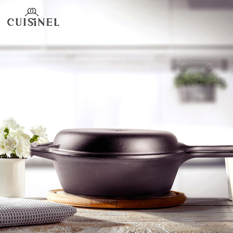 Cast Iron Skillet + Lid
