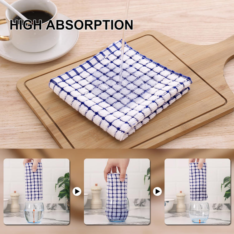 Cotton 6 Pack Terry Kitchen Towels (6 Count)
