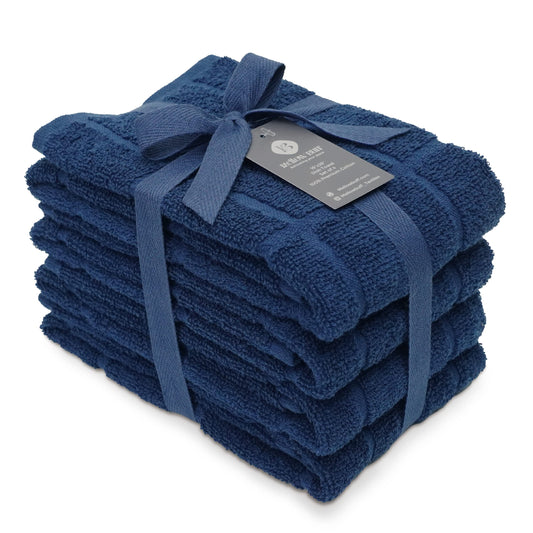 100% Cotton Terry Dish Towels for Kitchen (4 Count)