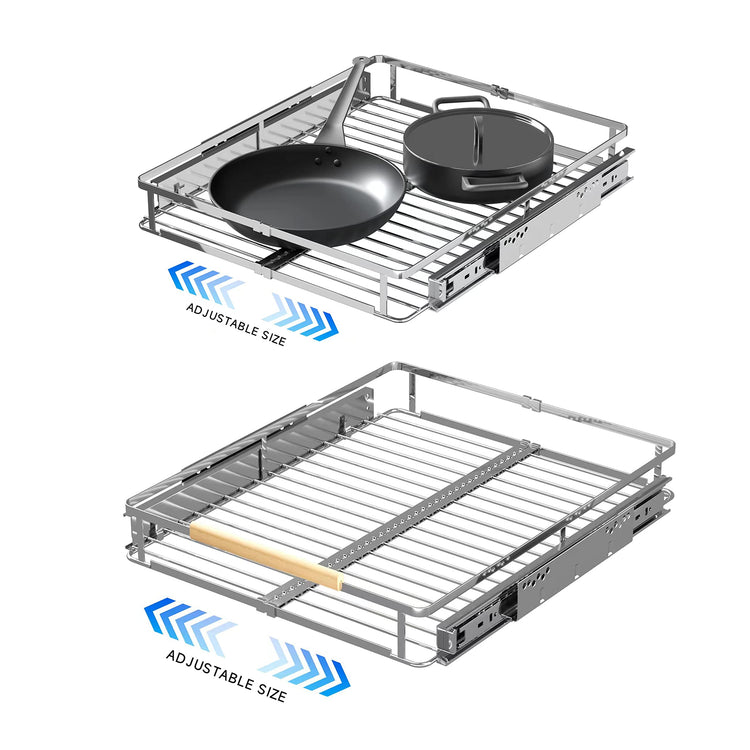 2Pack Expandable Pull Out Cabinet Organizer (2 Count)