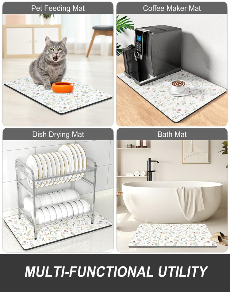 Dish Drying Mat for Kitchen Counter