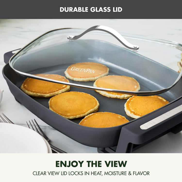 Advanced 12” X 15” Electric Skillet with Lid