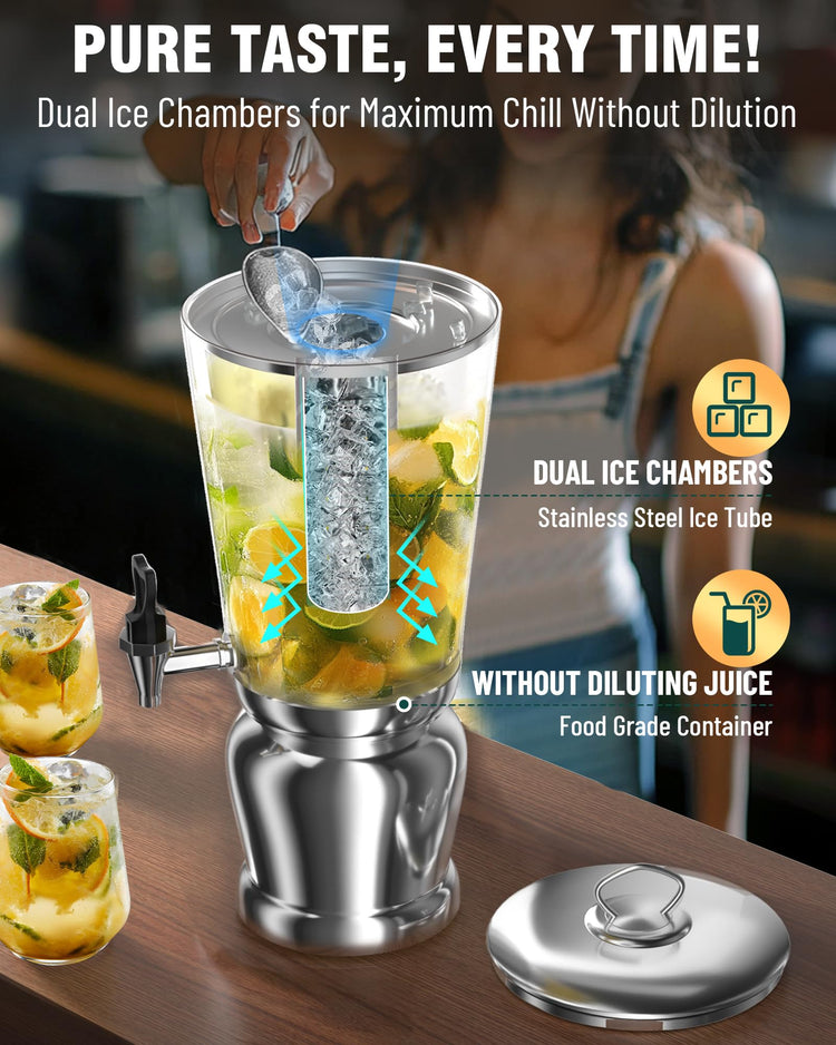 Beverage Dispenser With Stand