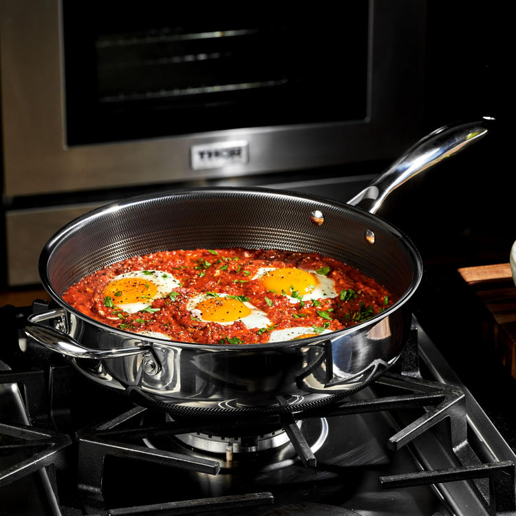 3.3 Qt Hybrid Nonstick Deep Sauté Frying Pan & Lid