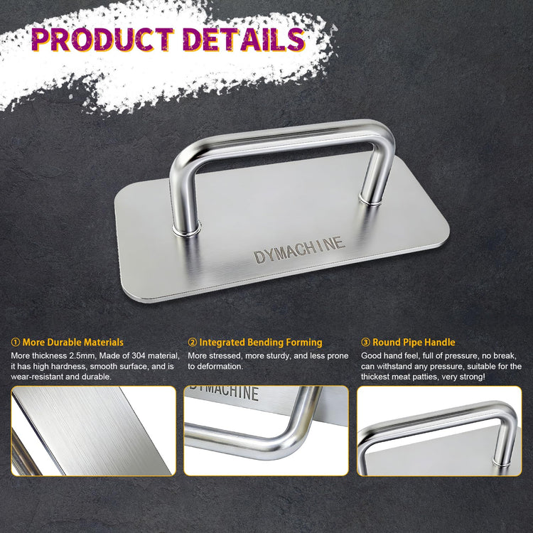 Stainless Steel Burger Press