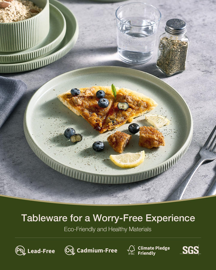 Star Stoneware Dinnerware Sets for 8 (24 Count)