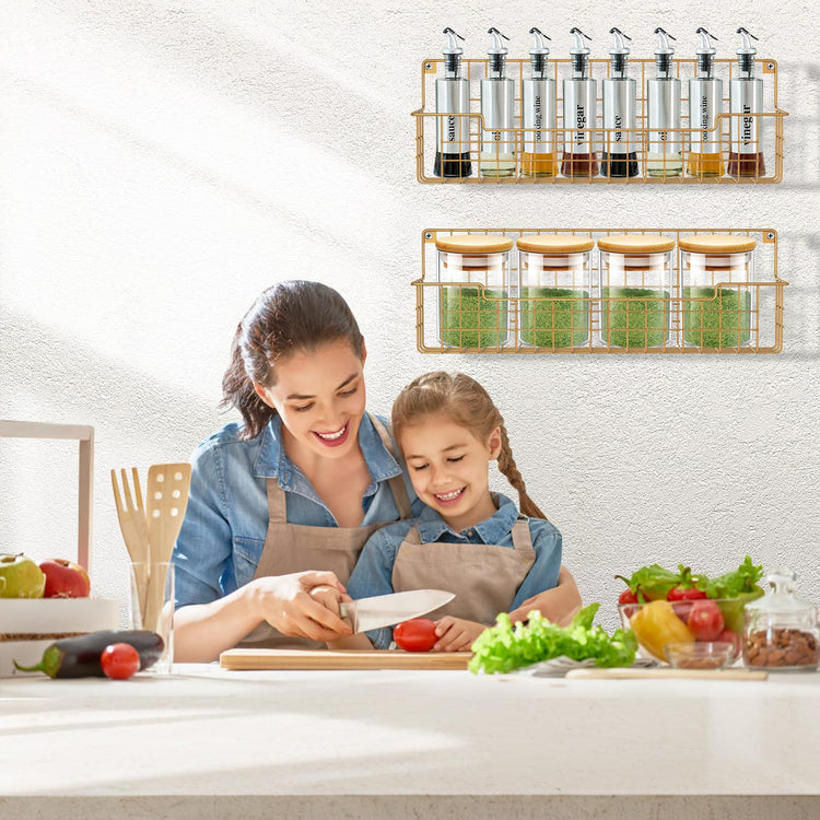 Spice Rack Wall Mount (4 Count)