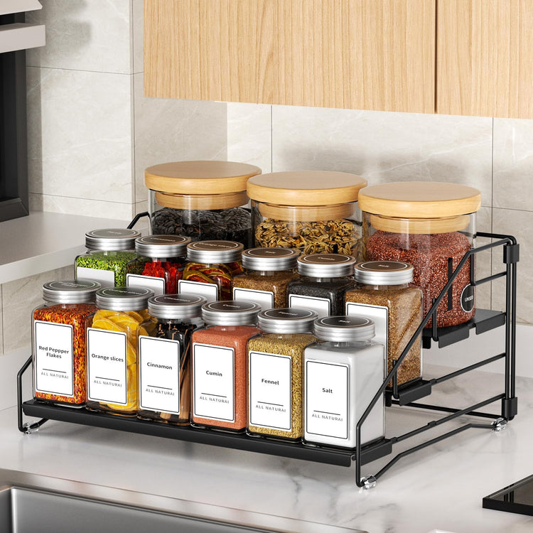 4 Tier Spice Rack for Cabinet