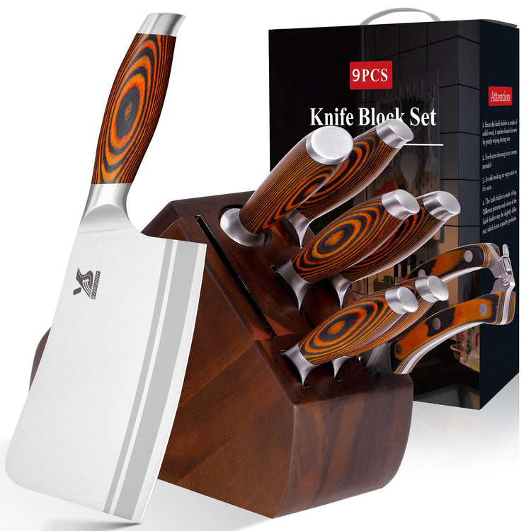 9pcs Knife Block Set (9 Count)