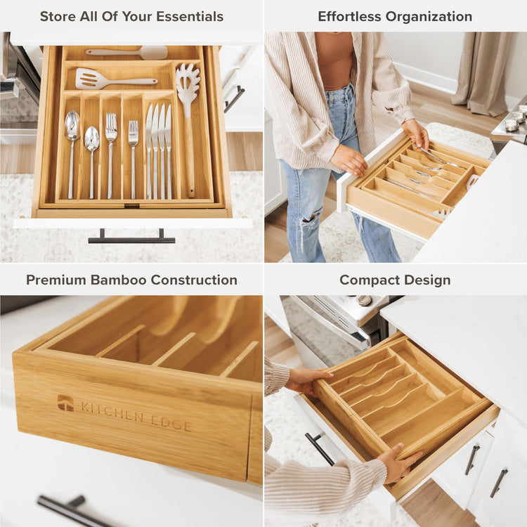 Silverware & Utensil Drawer Organizer