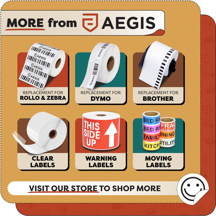 1.5" X 0.5" Direct Thermal Labels