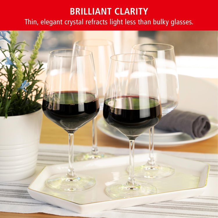 Style Red Wine Glasses Set of 4 (4 Count)