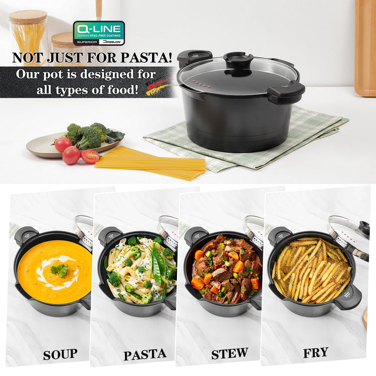 5qt Pasta Pot with Strainer Lid