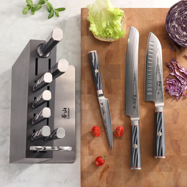 YARI Series HUA Knife HUA Block Set