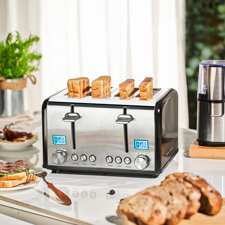 Countdown Stainless Steel 4 Slice Toaster with Bagel