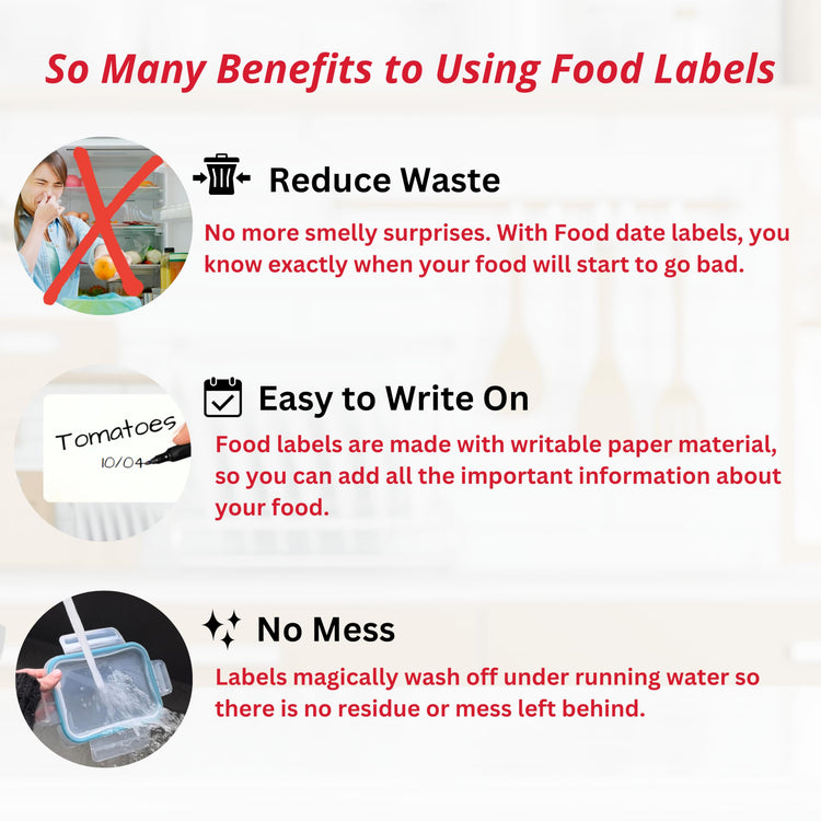 2x3 Dissolvable Food Labels