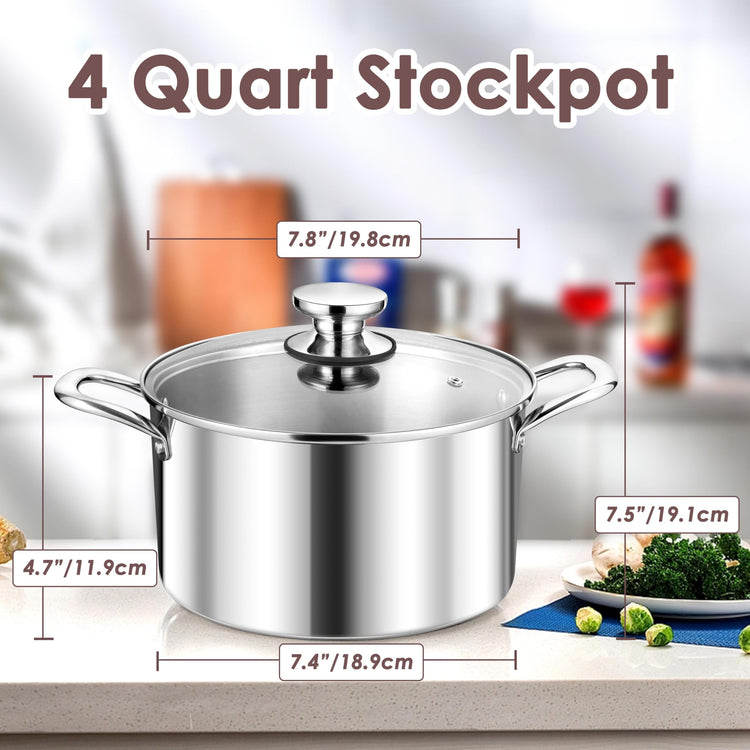 4 Quart Stock Pot