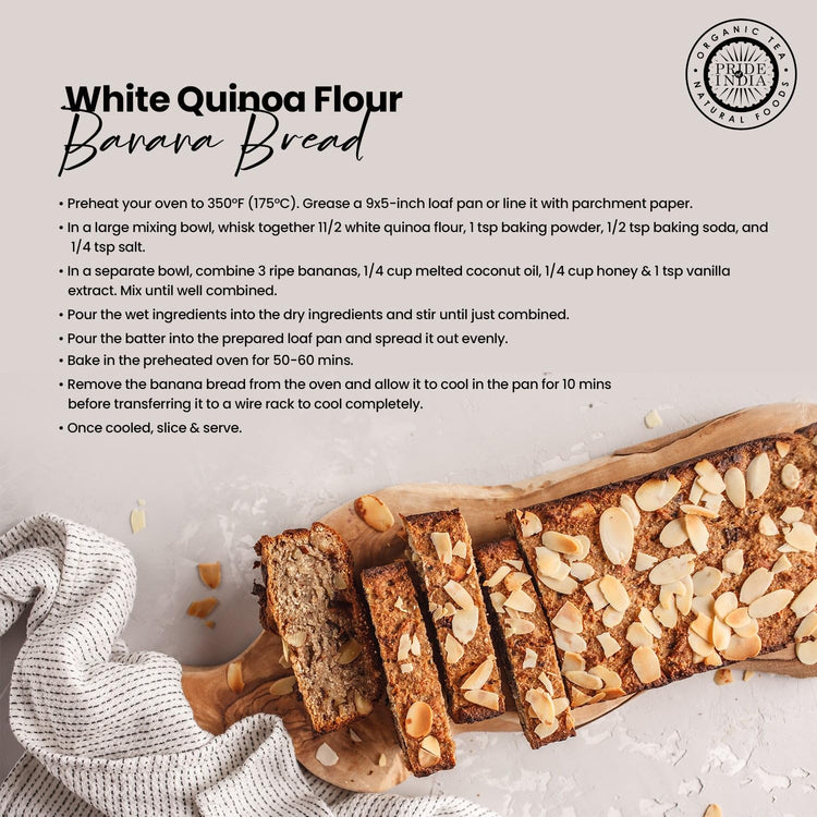 PACK of 6 White Bolivian Quinoa Flour 1 lbs (96 Ounce)