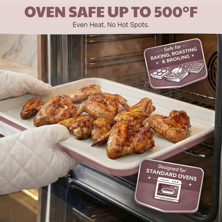6 Pc Stackable Baking Pans Set (6 Count)