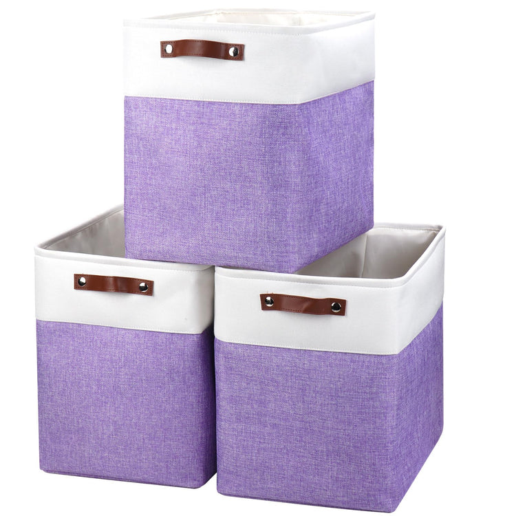 Large Fabric Storage Baskets (3 Count)