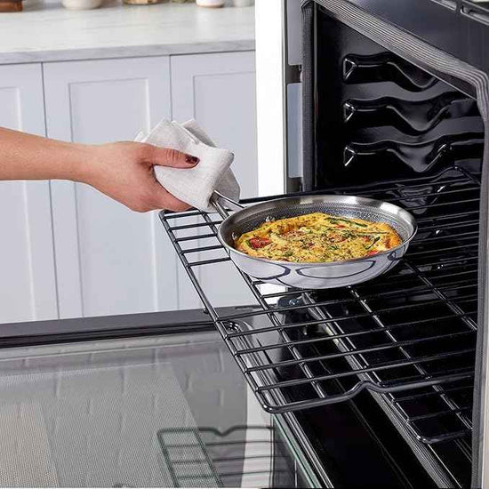 Henckels Paradigm Ceramic 2-pc Stainless Steel Dual Performance Fry Pan Set