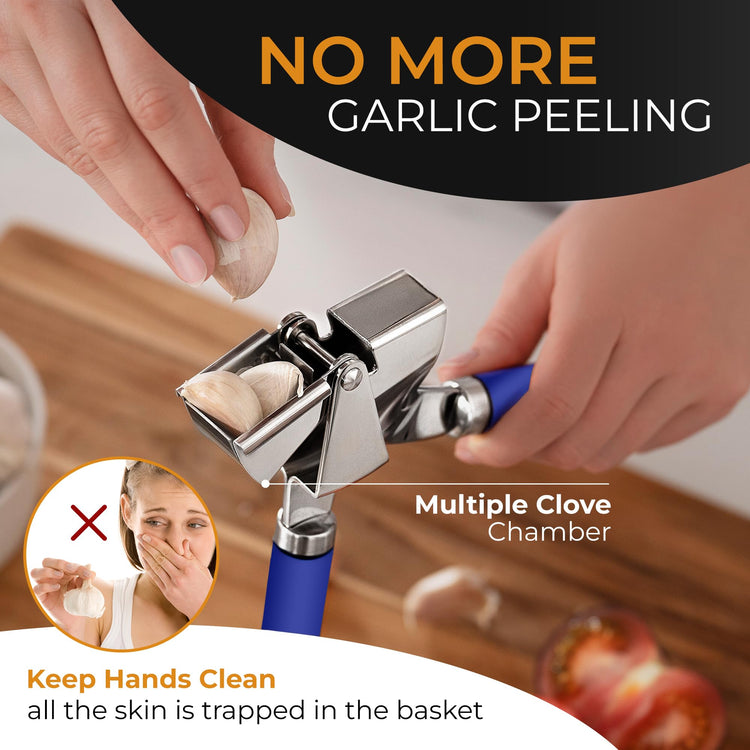 Garlic Press and Peeler Set