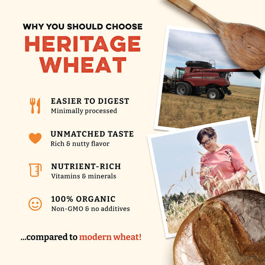 Heritage Organic Whole Wheat Flour (80 Ounce)